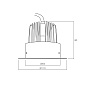 ART-RF-211 LED светильник встраиваемый безрамочный Downlight   -  Встраиваемые светильники 